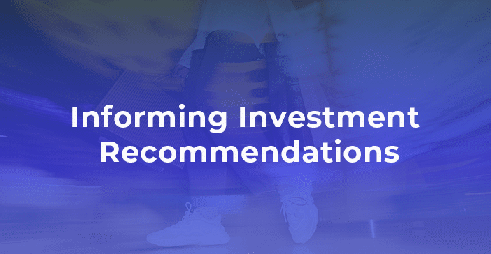Informing Investment Recommendations with Global Purchase Behavior and Brand Perception Data