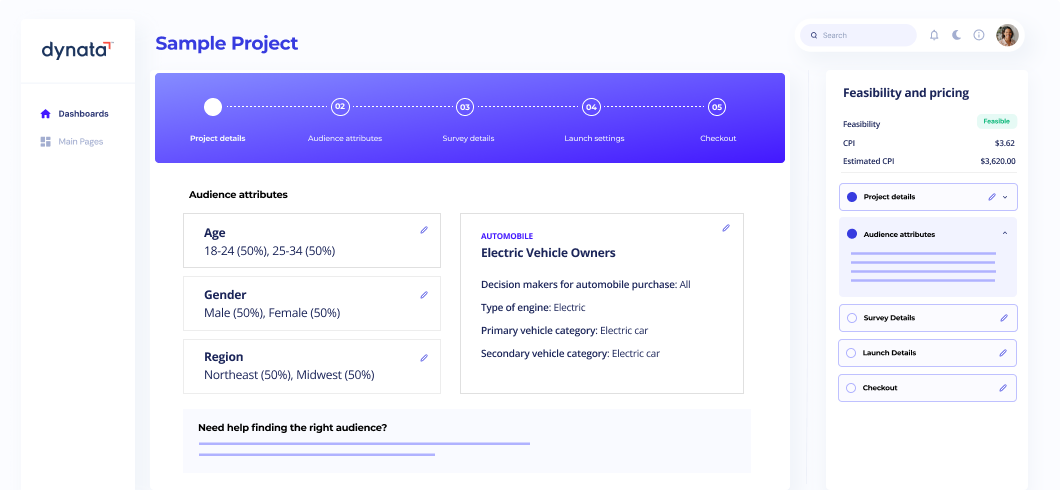 Unlock on-demand access to <br>targeted audiences for research