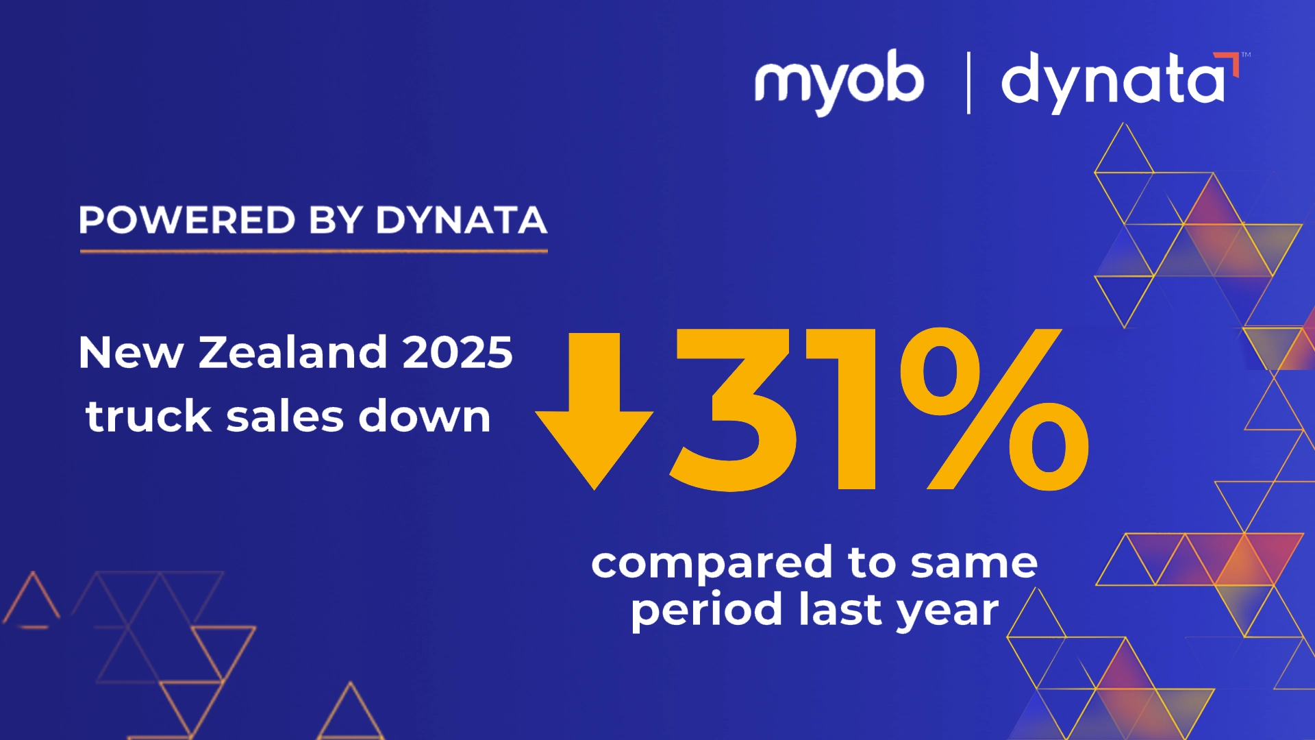 New Zealand truck sales down 31% on last year